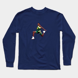 Shawn Kemp Pixel Dunk Long Sleeve T-Shirt